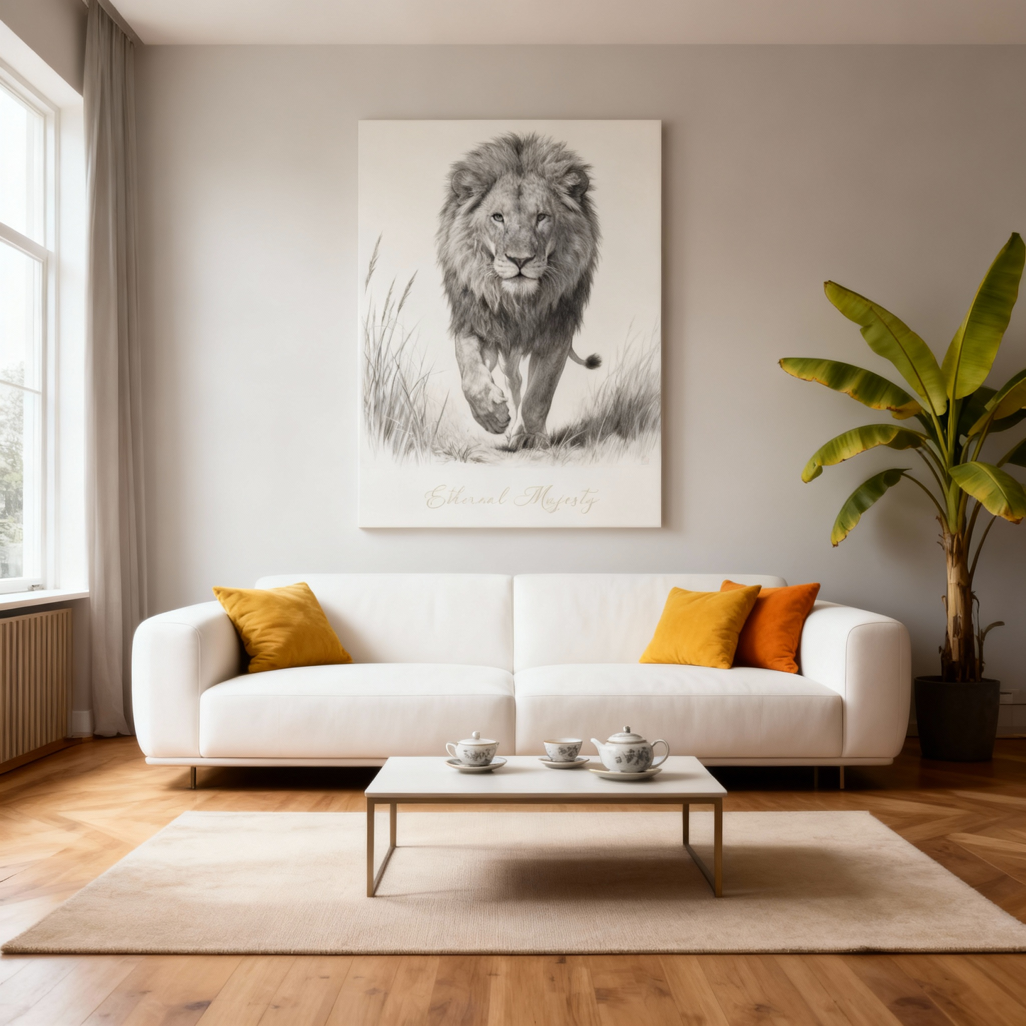 "Ethernal Majesty" Museum-Quality Matte Paper Wooden Framed