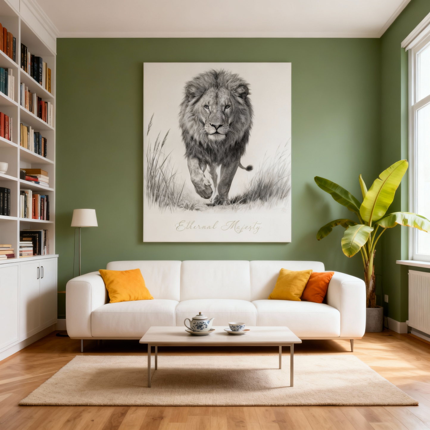 "Ethernal Majesty" Museum-Quality Matte Paper Wooden Framed