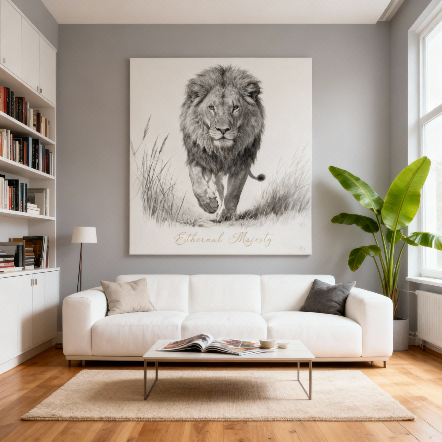"Ethernal Majesty" Museum-Quality Matte Paper Wooden Framed